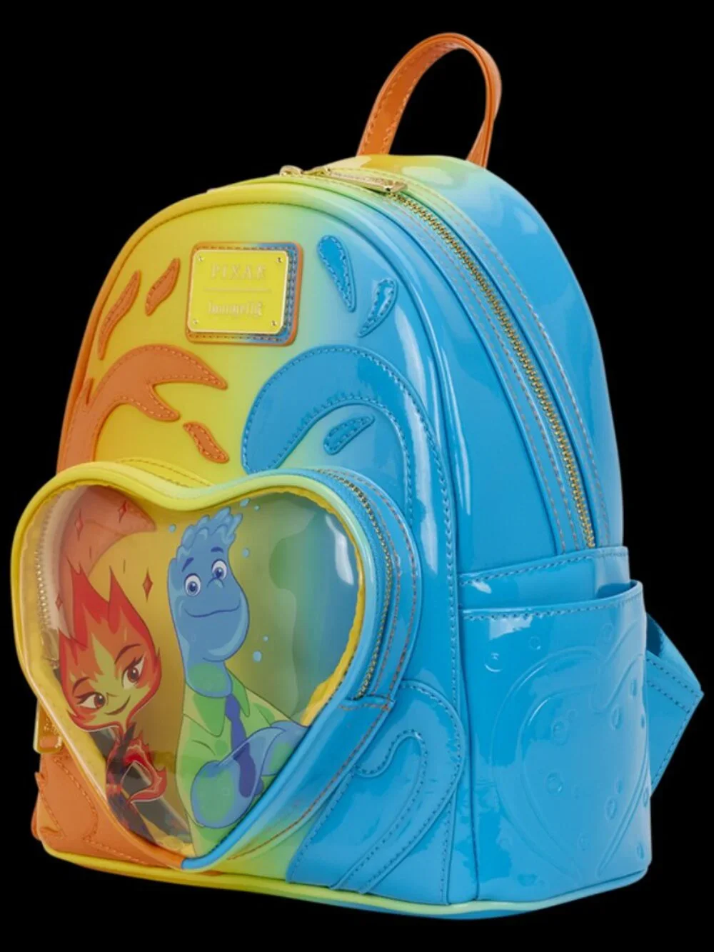 Loungefly Pixar Elemental Mini Backpack Wade & Ember Ombre Bag New With Tag